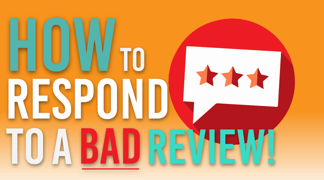 How to respond to bad or negative google review